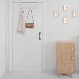 WEBI Over The Door Hook 6 Hooks White Door Hanger No Drilling view 9