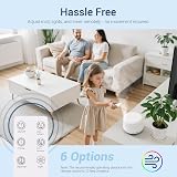 ASAKUKI 500ml Essential Oil Diffuser with Remote Control 5-in-1 Ultrasonic view 4