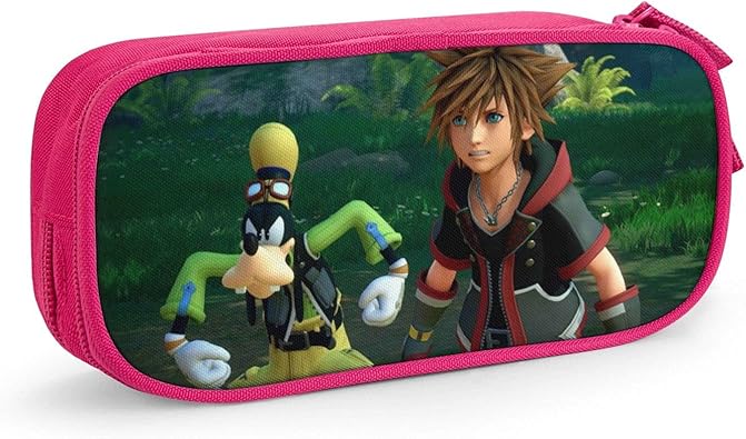 Amazon ングダム ハーツ 2 人気 ペンケース 筆箱 男の子 筆箱 大容量 高校生 人気 機能 的 女の子 ペンポーチ 女子 シンプル おとなオシャレ 袋 おしゃれ 筆入れ 文房具 収納 N A シューズ バッグ