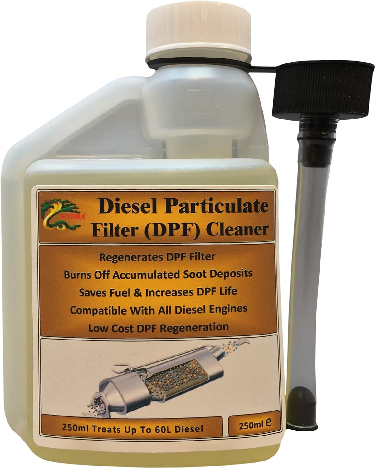 HYDRA DIESEL PARTICULATE FILTER (DPF) CLEANER and Regenerator Fuel