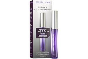 LUMIFY Eye Illuminations Lash & Brow Serum, Promotes Thicker, Fuller-Looking Lashes & Brows with Biotin, Peptides & Hyaluronic Acid to Nourish, Soften & Condition, 0.12 Fl Oz (3.8 mL)