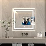 BuLife 36 X 36 Inch Square LED Bathroom Vanity