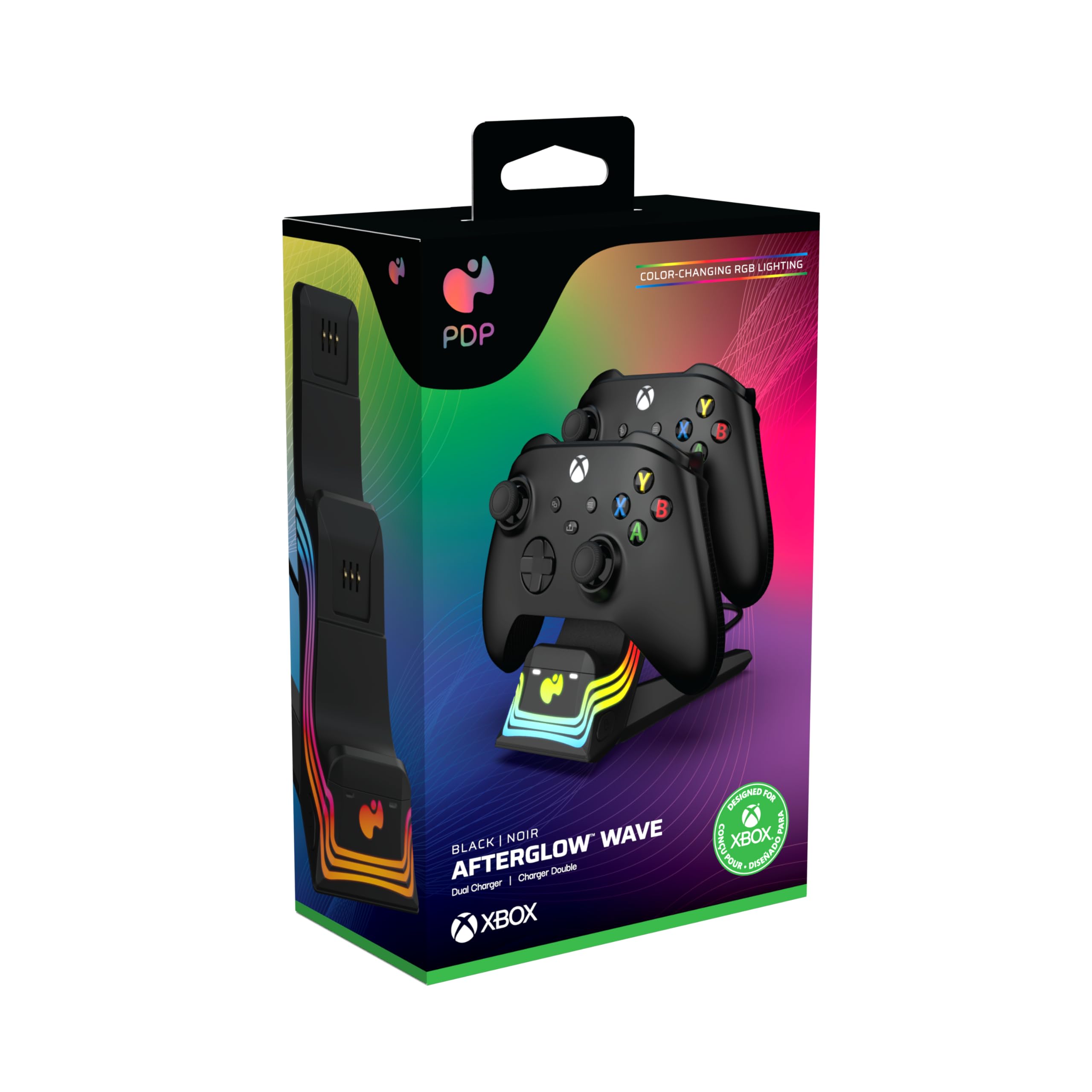 PDP Xbox Afterglow Wave DUAL Charger Black 4
