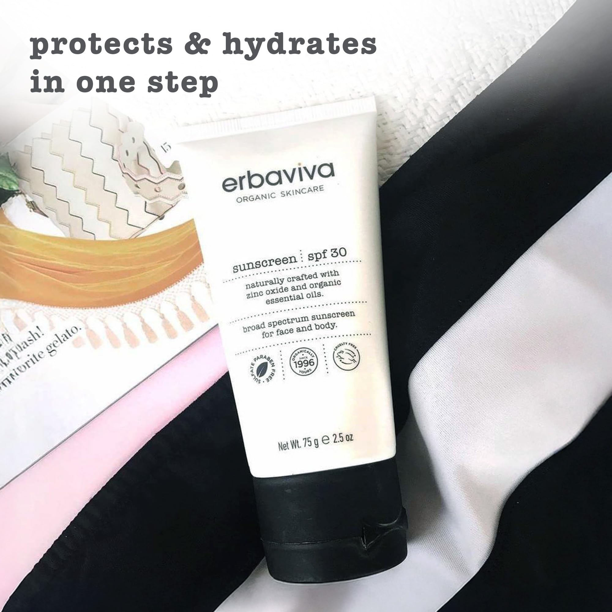 erbaviva Sunscreen SPF 30, 2.5 oz
