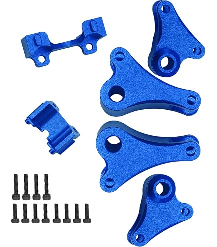 2 Stück Alu-Wipparme Progressive-2 (blau) Für Traxxas Revo, E-Revo 2.0, Summit - Ersatz Für 5358