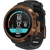 SUUNTO D5 Dive Computer Watch with Color Display, Water Resistant to 100 m, Dive Computer with Alarm, Stopwatch, Weather, Compass, 12 Hours of Battery Life in Underwater Mode
