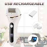Swhily Electric Foot Callus Remover Rechargeable Pedicure File 6 Heads view 5