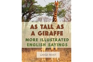 As Tall as a Giraffe: More Illustrated English Sayings: Large Print: A dementia-friendly, vision-friendly selection of tradit