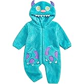 Toddler Baby Halloween Costume Baby Girl Boy Halloween Jumpsuit Fall Winter Clothes for Infant Toddler Kids