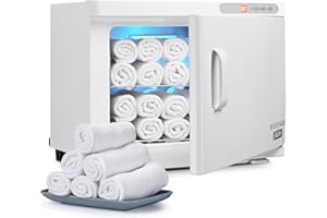 AW BYOOTIQUE 23L Hot Towel Warmer Cabinet with Delay Timer Function,Professional Warm Towel Cabi Massage with LED Temperature Display Setting,Extra Large Capacity Heater Machine for Nails Salon Barbers