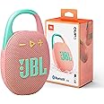 JBL Clip 5 - Ultra-Portable, Waterproof & Dustproof Bluetooth Speaker, Big Pro Sound with Punchy bass, Integrated Carabiner, Up to 12 Hours of Play, Made in Part with Recycled Materials (Pink)