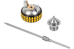 BEETRO 0.8mm Nozzle Kit Stainless Steel for HVLP Professional Gravity Feed Air Spray Gun TC0555