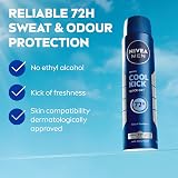 NIVEA MEN Cool Kick Anti-Perspirant Spray 250ml - 72H Sweat Protection Deodorant view 2
