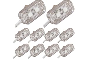 LEDs 10Pcs LED Modules White 19.7ft 10LED Light Replacement Decorative Light for Halloween Inflatables Decorations Letter Sig