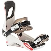 NITRO Rambler Men's Snowboard Bindings | Flex 5/10, Nylon Highback, Nylon Baseplate, 2-Degree Canted Footbed, Adjustable Highback, Beginner/Intermediate