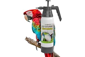 ExtremeMIST High-Performance Bird Sprayer | Ultrafine Avian Pump Mister | Handheld Pet Bird Bath Mister | Adjustable Nozzle | Bird Cage Cleaner | Perfect for Macaws, Cockatiels, Parrots & More - 20oz
