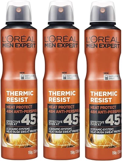 L'Oréal Men Expert Thermic Resist Anti Perspirant Deodorant 3x250ml