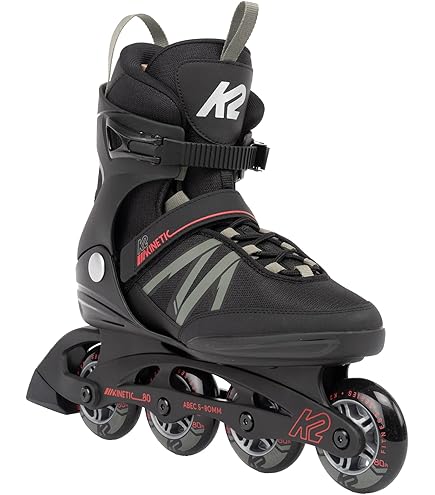 Amazon.com : K2 Skate Youth Raider Inline Skates, Gray/Red