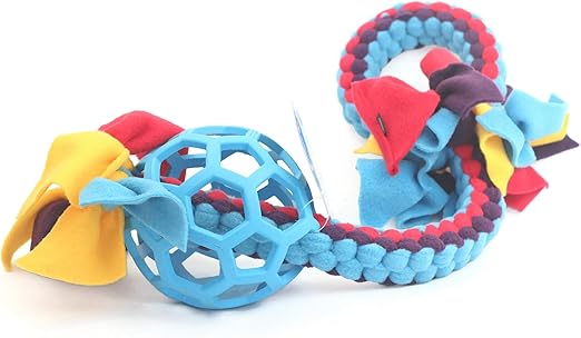 fleece ball dog toy