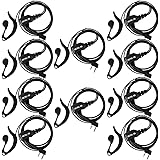 Retevis Walike Talkie Earpiece with Mic G Shape 2 Pin Adjustable Volume Headset for Retevis H-777 RT22 RT21 Baofeng UV-5R 888