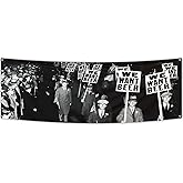 We Want Beer Flag 2X6Ft Funny Flag Banner for Bar Bedroom College Dorm Room Decor with 4 Brass Grommets