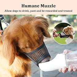 Mayerzon Dog Muzzle, Soft Mesh Muzzles for Small