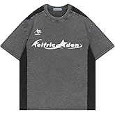 Aelfric Eden Graphic Tees Y2k Mens Oversized T Shirt Racing Streetwear Shirts Unisex Casual Summer Tops