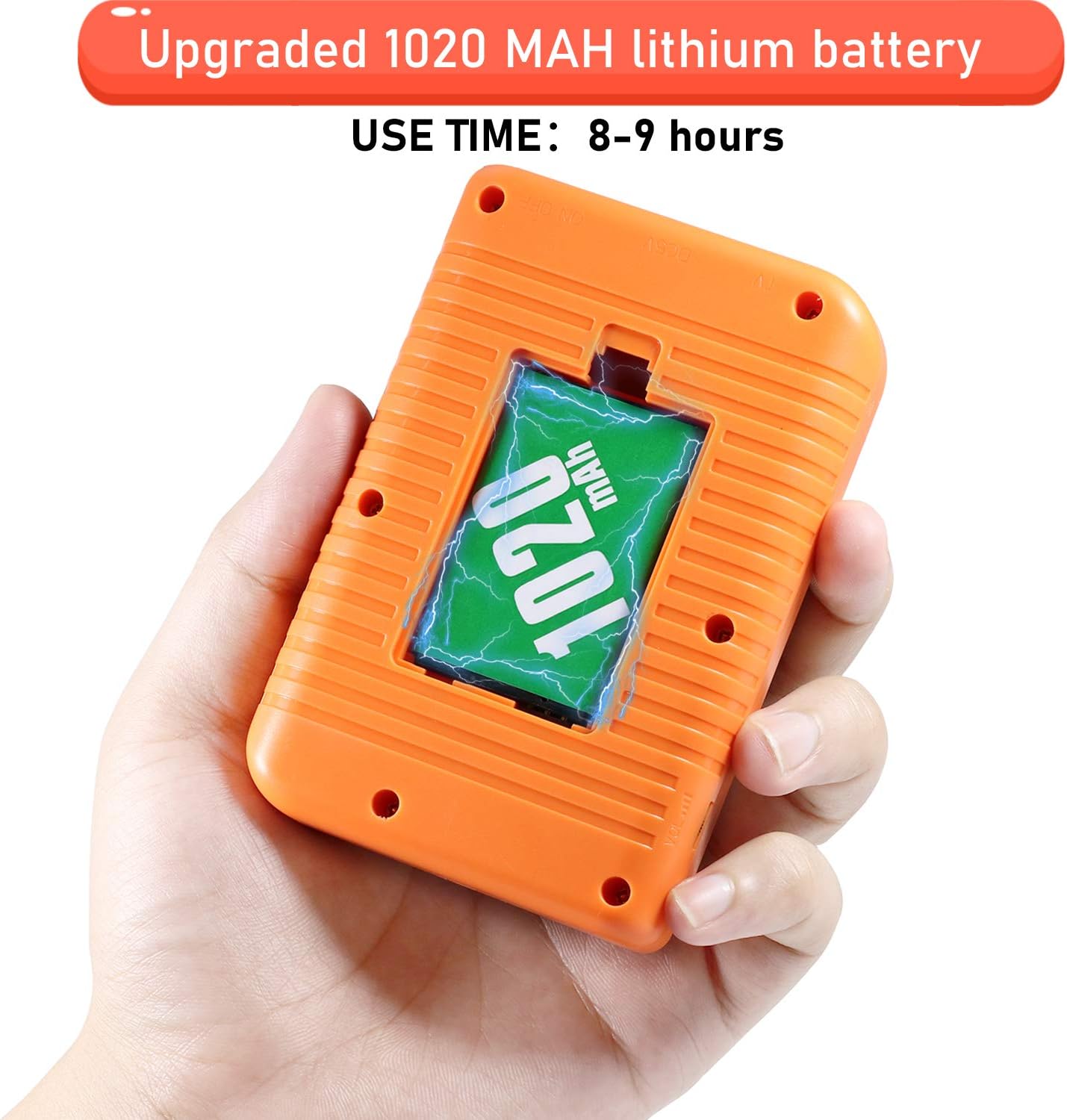 Imponigic Handheld Game Console Retro Mini Game Player with 500 Classical FC Games Double Players Mode Support Connect TV: Electronics