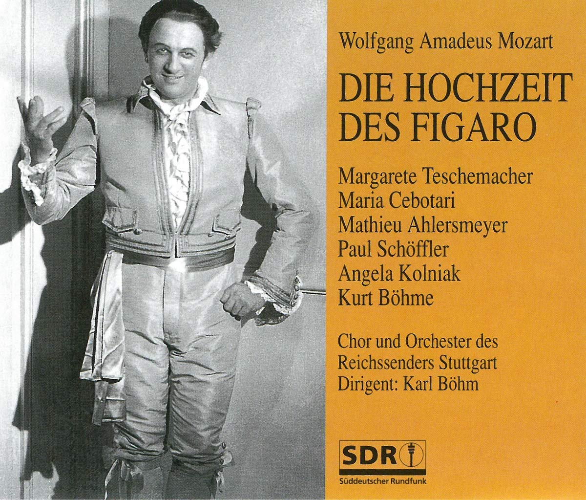 Mozart Figaros Hochzeit Gesamtaufnahme Bohm Teschemacher Cebotari Rsos Wolfgang Amadeus Amazon De Musik 