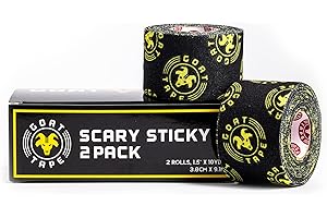Goat Tape Scary Sticky Premium Athletic Tape | Weightlifting Tape | Thumb Tape for Hook Grip – Sticks with You Through The Toughest Fitness Workouts and Lifts