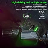 KOSKILL Light Up Dog Collar USB Rechargeable Waterproof Green M view 8