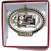 Colorado State Landmarks Christmas Ornament Denver Aspen Vail Pike's Peak by Nations Treasures