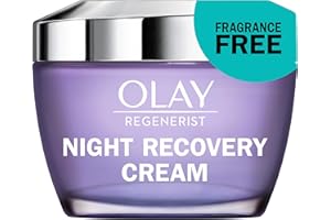 Olay Face Moisturizer, Anti-Aging Night Cream for Women - Fragrance-Free Skin Care, Instant Hydration, Anti-Wrinkle, Reduces 