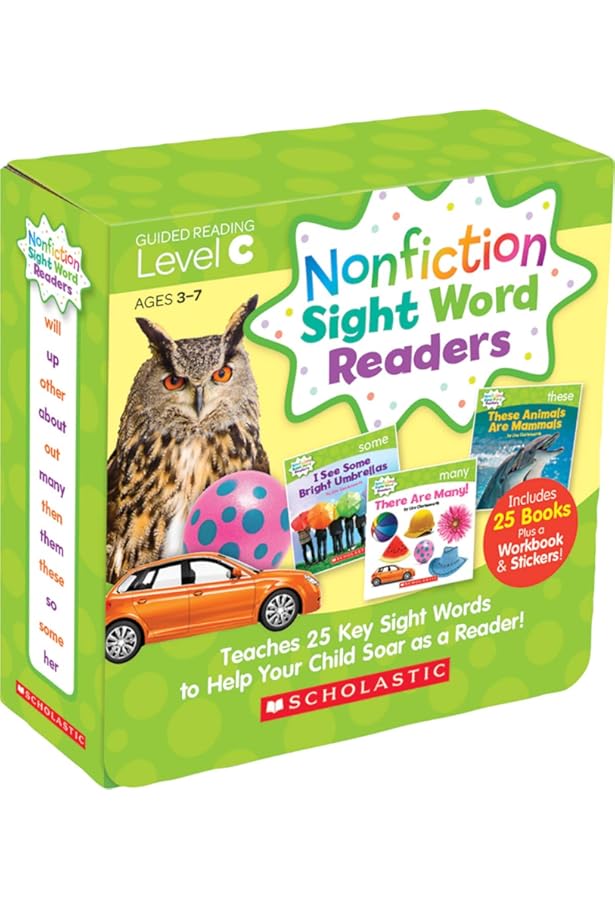 Amazon.com: Nonfiction Sight Word Readers Parent Pack Level