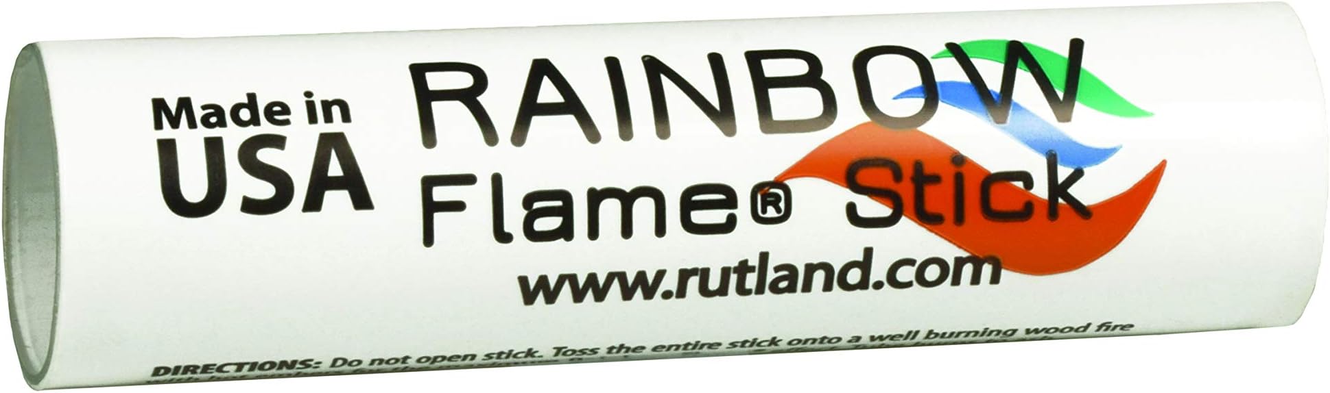 Rutland Products Rainbow Flame Crystals, Short Stick, Dry Chemical, Grey, 2.7 x 2.7 x 10.16 cm