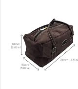 Rolson 68281 350mm Leather Contractor Tool Bag Heavy Duty Durable view 2