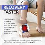 Lexniush Ankle Support 2 Pack for Sprained Ankle Plantar Fasciitis Relief view 6