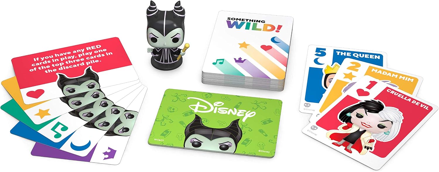 Funko Something Wild Family Card, Villains Disney(Includes Collectable Mini POP!) Ideal For Children Ages 6 And Up - Image 4