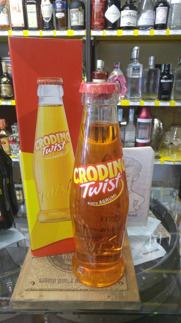 Giant Crodino Twist Citrus 5 lt. Factice - Decorative Bottle not intended for consume