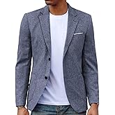PJ PAUL JONES Mens Casual Sport Coat Blazer Two Buttons Lightweight Business Jackets