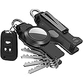 Key Organizer for Men/Women Compact Key Holder Minimalist Key Case Metal Key Chain Key Holder for Keychain Secures 2-6 Keys