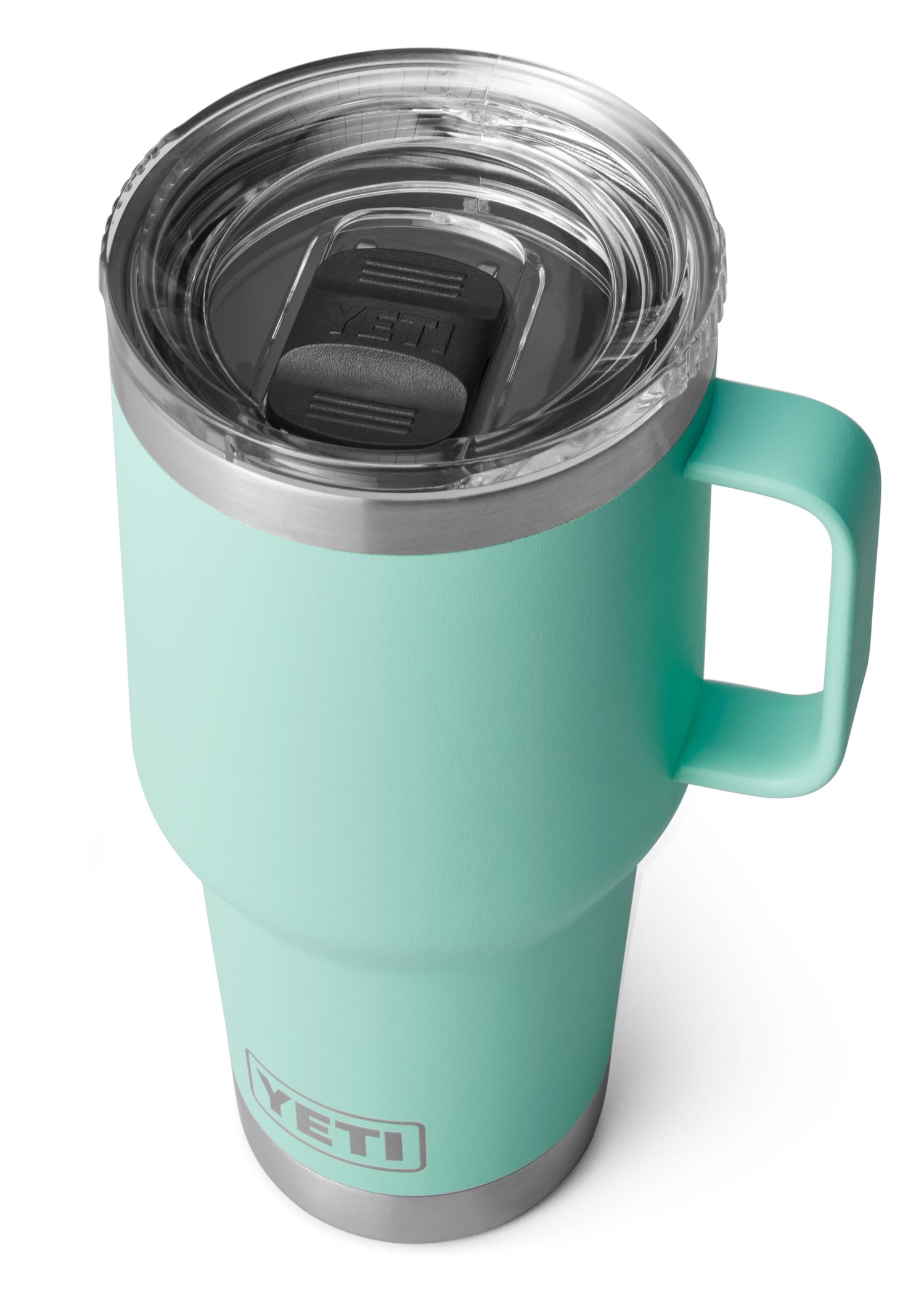 YETI Rambler Travel Mug, Stainless Steel Vacuum Insulated Mug with Stronghold Lid, Seafoam, 30 oz (887 ml) — image 1