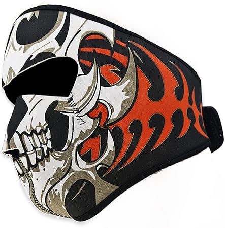 Masque demi visage moto Clearance