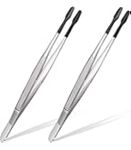 ノバ② Amazon.com: 2 Piece Tweezers with Rubber Tips Set - Bent and