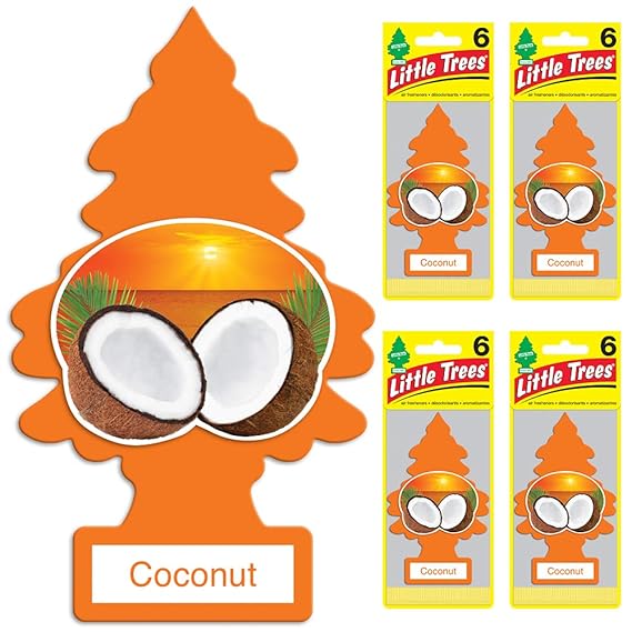 Little Trees Coconut Air Freshener, (Pack of 24), Air Fresheners Amazon Canada
