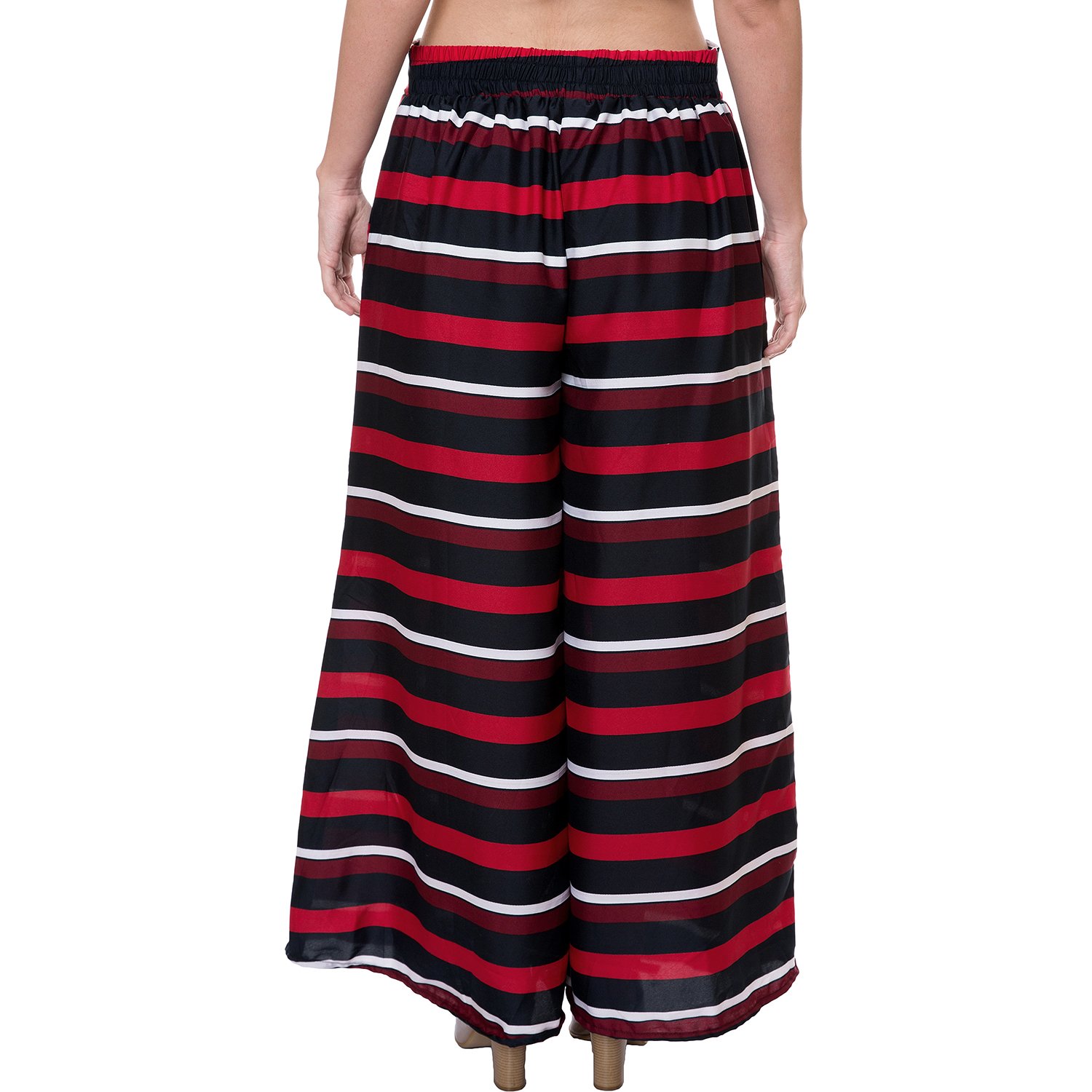 tashi printed poly crepe stylish plazzo for women pack of 2