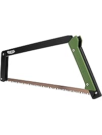 Agawa Canyon - BOREAL21 Folding Bow Saw - Black Frame, Green Handle, All-Purpose Blade
