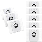 NWEMAE 8 Pack 3.5L Vacuum Bags for bObsweep Dustin | Fits Dustin Plus &amp; Orb-i. 3.5L large capacity self-empty replacement bags, lock in dust.