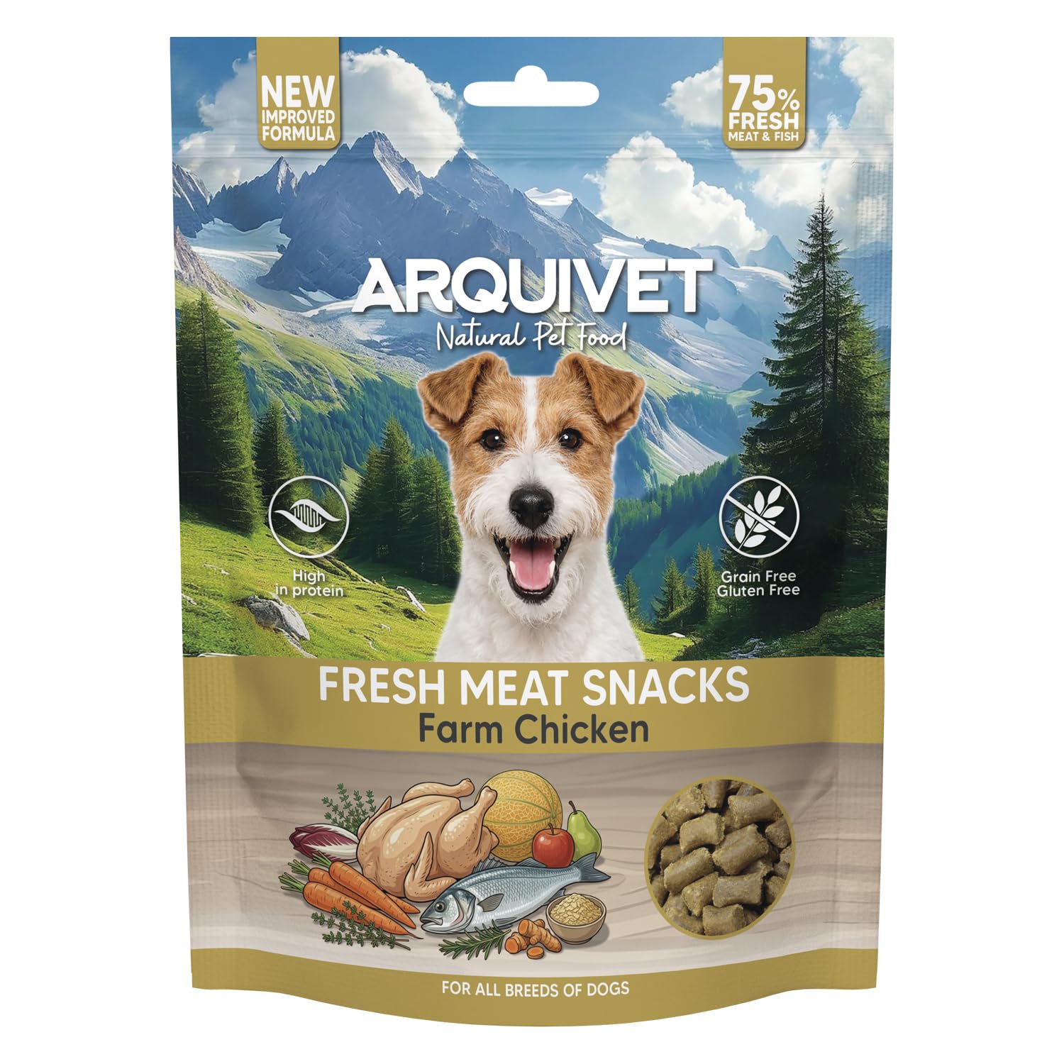 Arquivet Snacks Fresh Meat Farm Chicken 300 g