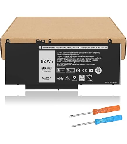 thumbnail image 2 of Replacement NGGX5 Battery 11.4V 47Wh For Dell Latitude E5270 E5470 E5570 Precision M3510 2 of 6